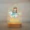 Personalized USB Acrylic Night Light Custom Name Animal Lamp For Kids Bedroom 19