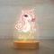 Personalized USB Acrylic Night Light Custom Name Animal Lamp For Kids Bedroom 20