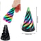 3D Printed Rotating Spiral Cone Fidget Toy Impossible Pyramid Bunny Desk Decor 0