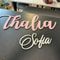 Custom Wooden Name Sign Personalized Nursery Wall Decor For Baby Room 2