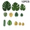 Artificial Tropical Palm Leaves Party Decoration Set 6