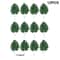Artificial Tropical Palm Leaves Party Decoration Set 15