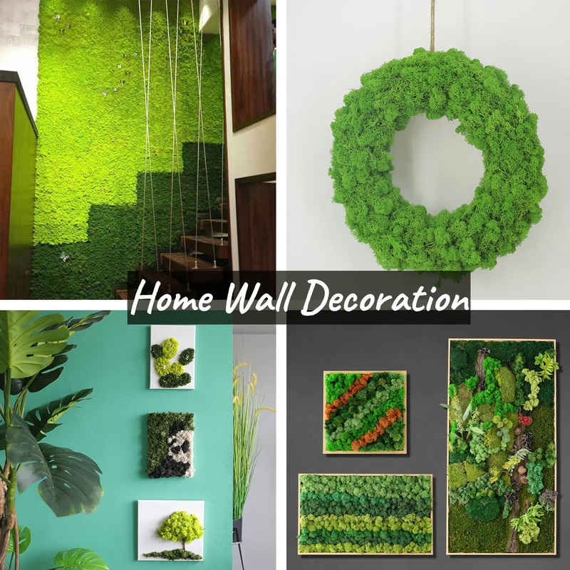 Artificial Reindeer Moss Decorative Greenery 3