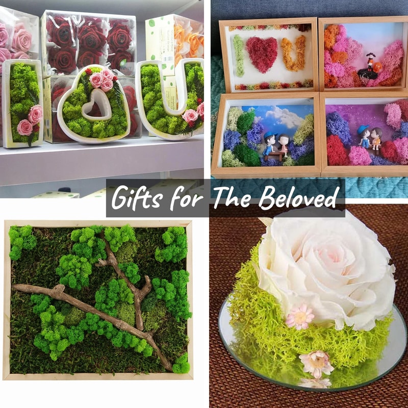 Artificial Reindeer Moss Decorative Greenery 4