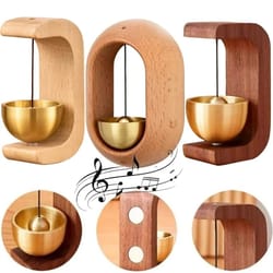 magnetic wooden door bell wind chime
