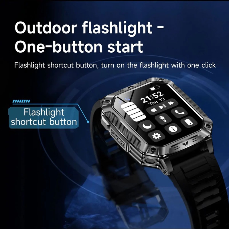 TANK Military GPS AMOLED Smart Watch 5