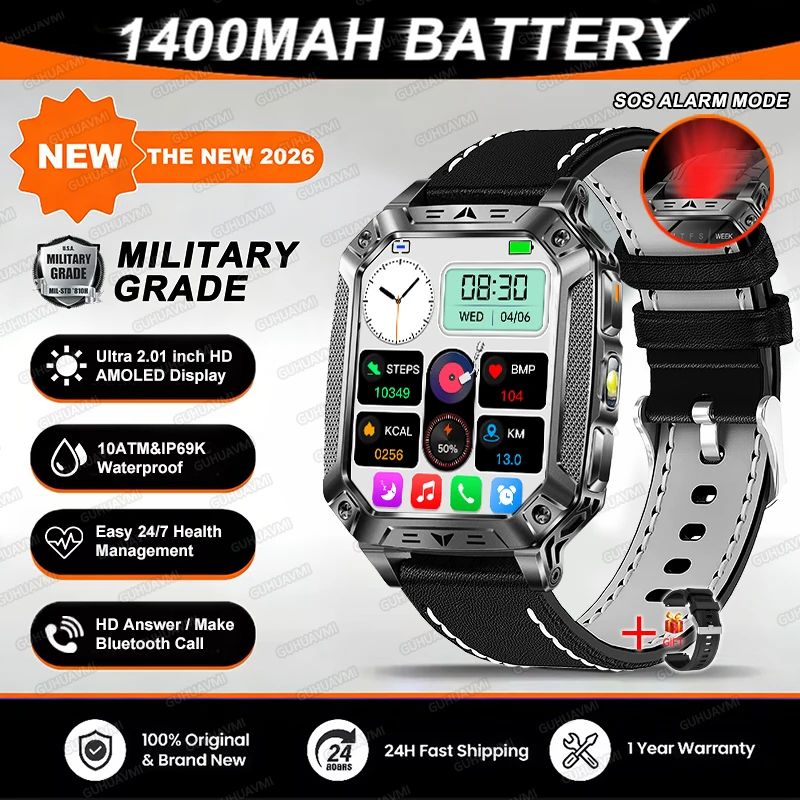 TANK Military GPS AMOLED Smart Watch 19