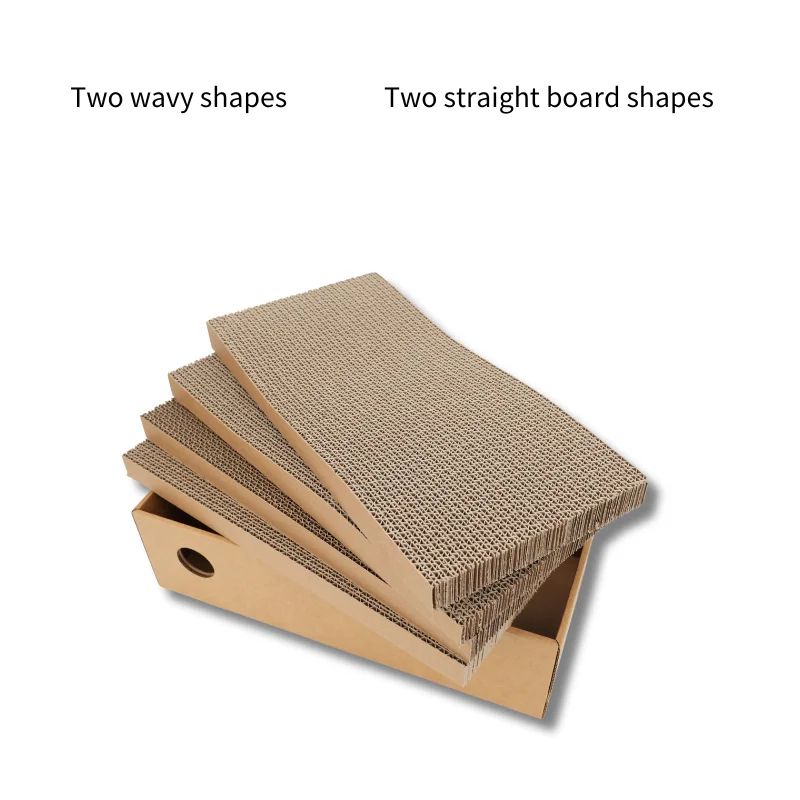 Cardboard Cat Scratching Post Box Set 6