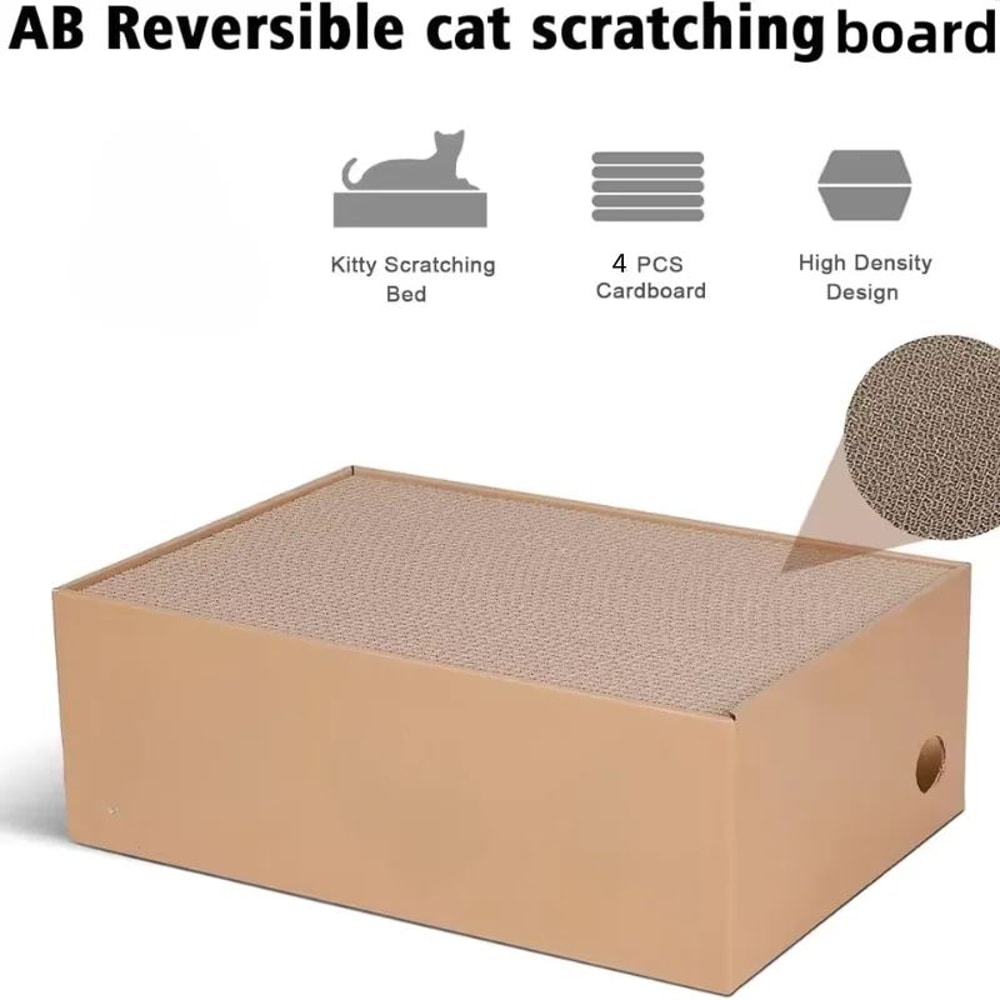 Cardboard Cat Scratching Post Box Set 7