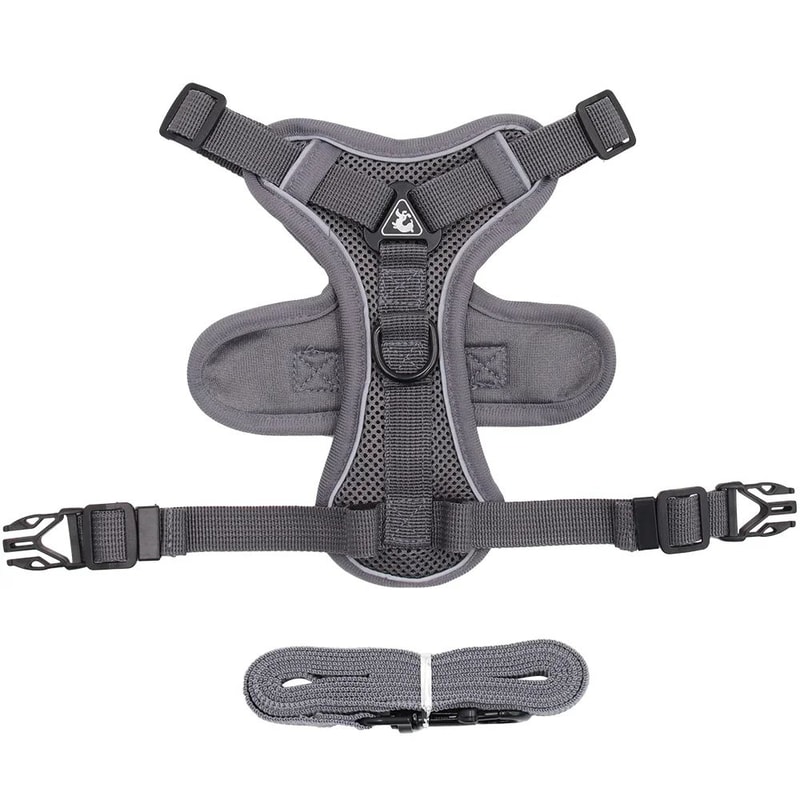 Reflective Adjustable Cat Harness And Leash Set 9