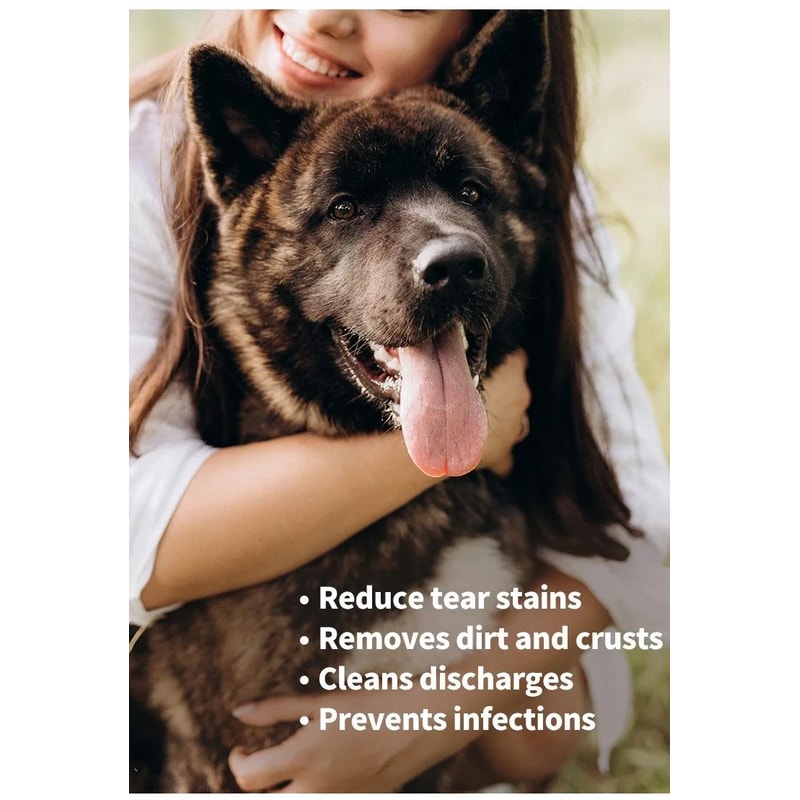 Pet Eye Cleaning Wipes For Tear Stains 9
