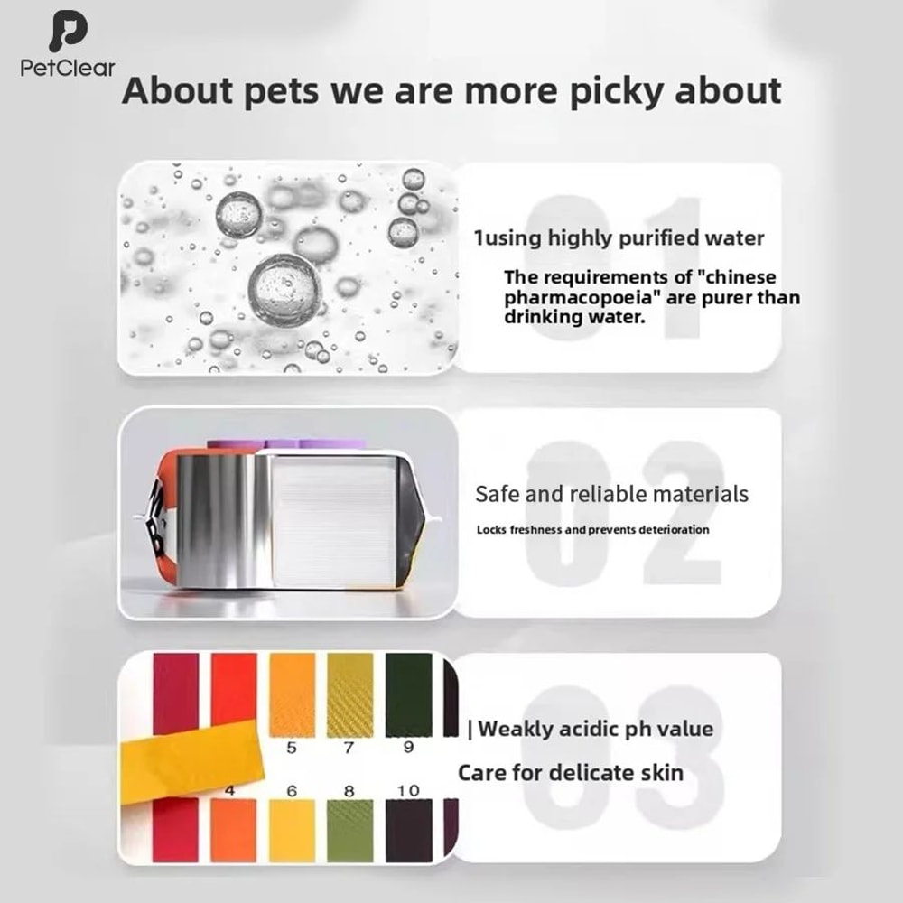 PETCLEAR Pet Eye Cleaning Wipes 4