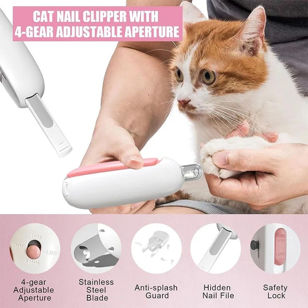 Professional Pet Nail Clipper With Nail File 1