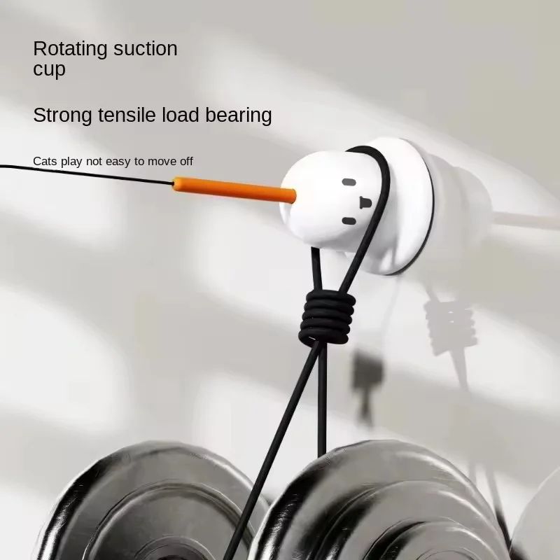 Interactive Suction Cup Cat Teaser Wand 8