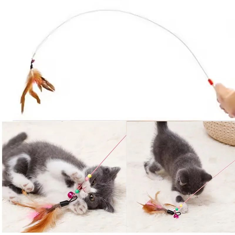 Interactive Suction Cup Cat Teaser Wand 12