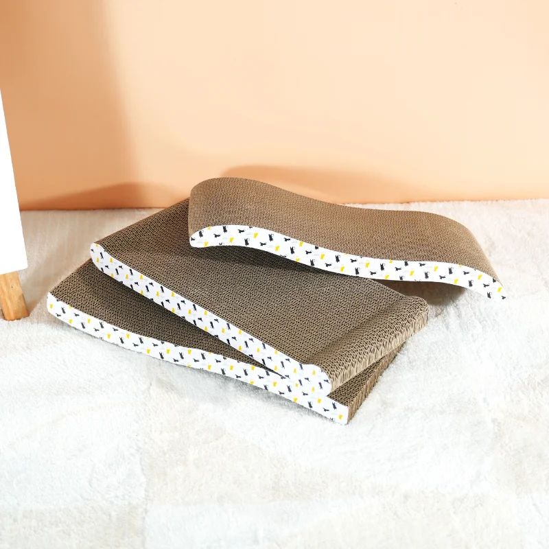 Double Sided Cat Scratching Board Bed 0