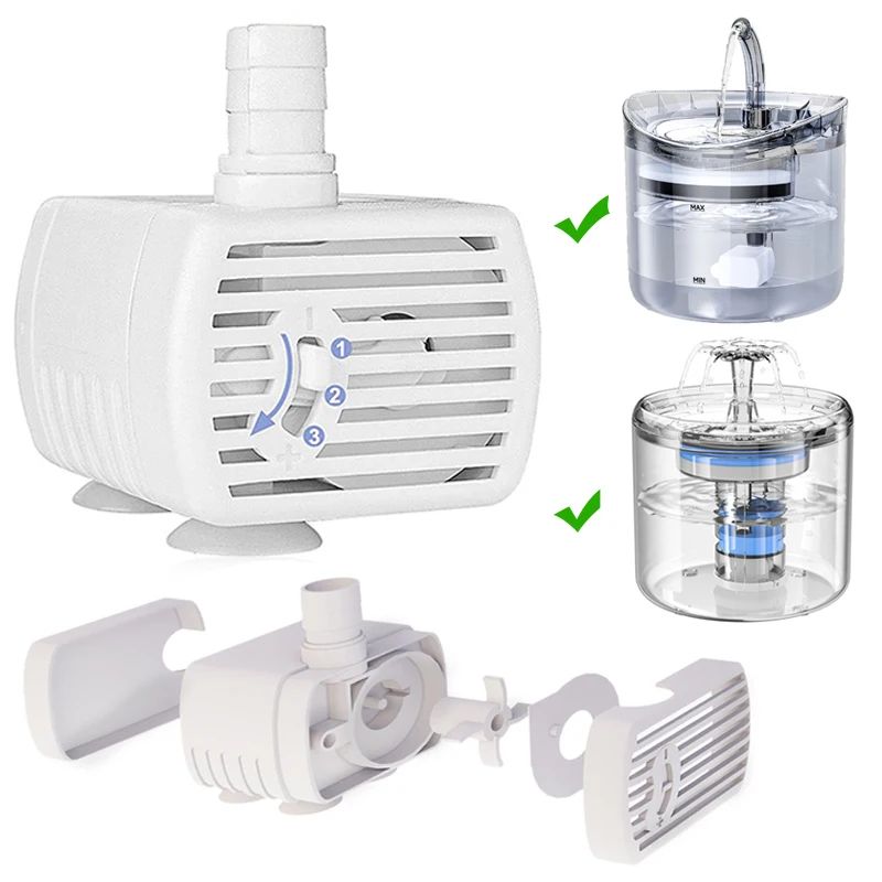 USB Silent Water Pump For Pet Fountain 6
