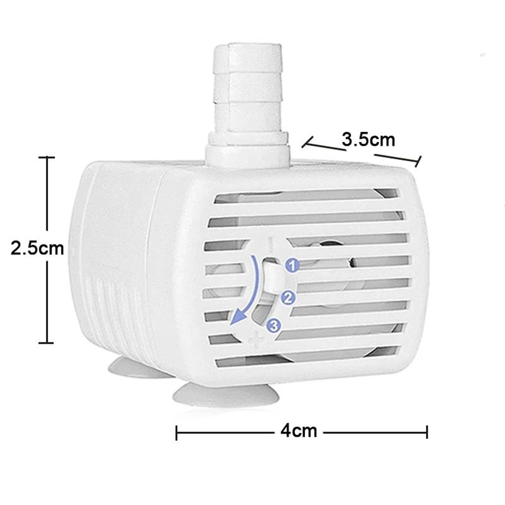 USB Silent Water Pump For Pet Fountain 8