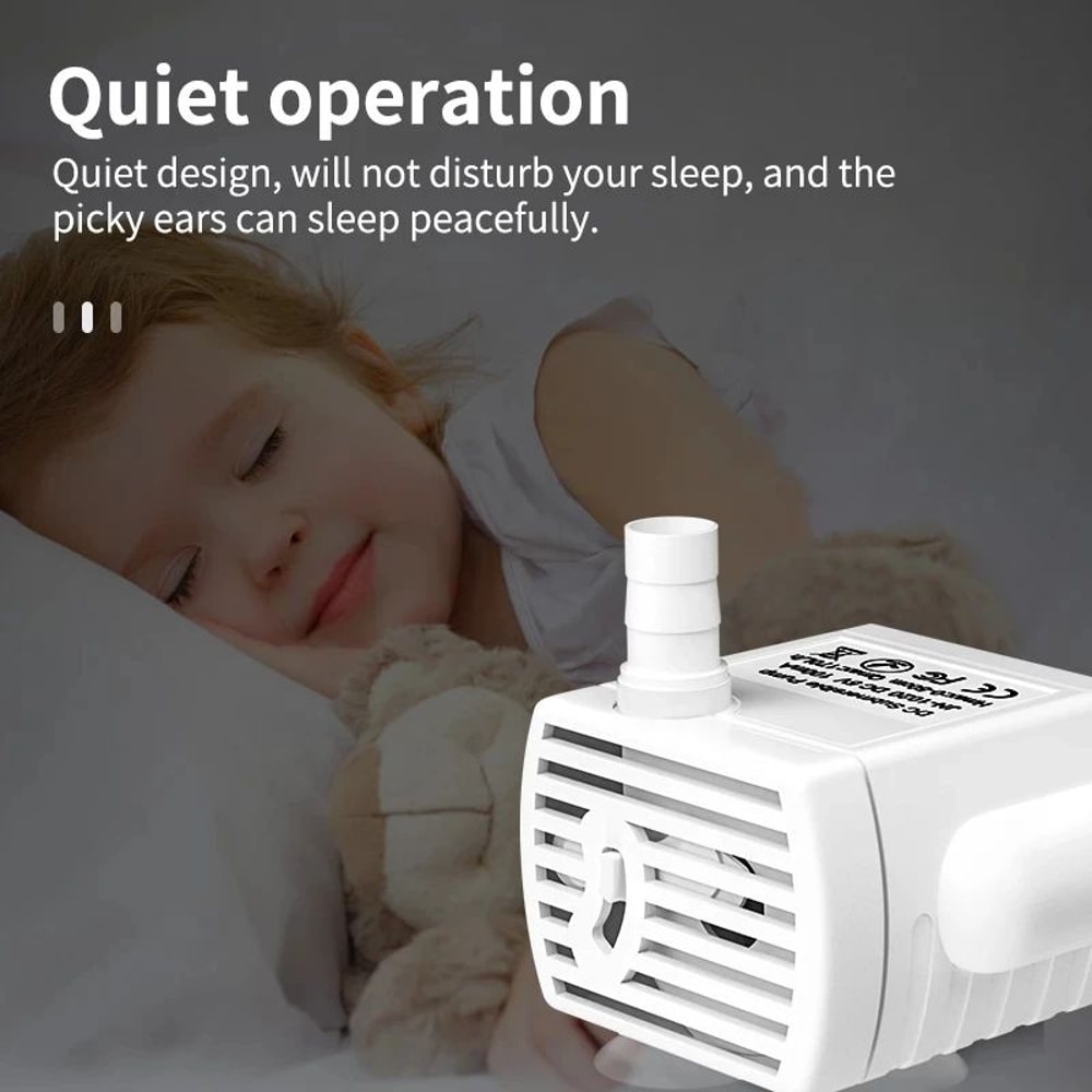 USB Silent Water Pump For Pet Fountain 9