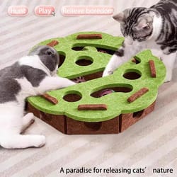 interactive cat puzzle maze scratcher toy