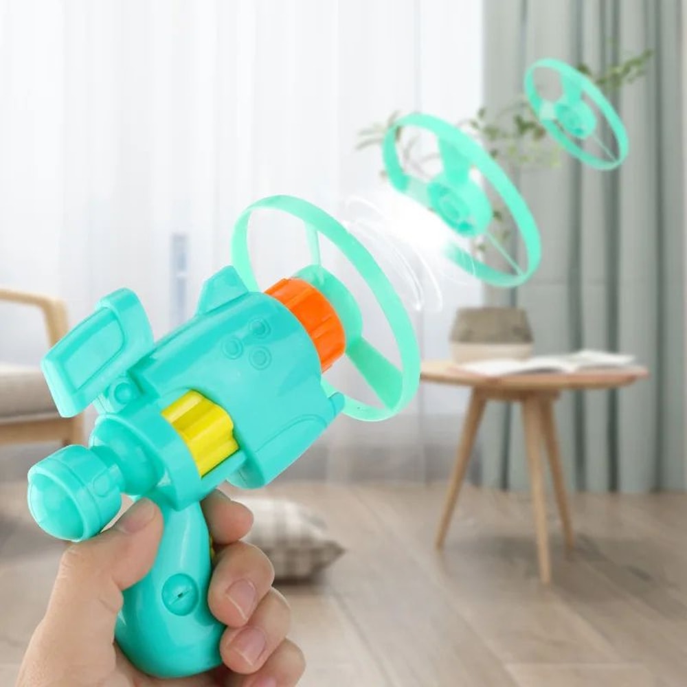 Flying Disc Launcher Cat Toy Set 2
