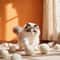 Silent Wool Ball Cat Teaser Toy 3