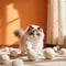 Silent Wool Ball Cat Teaser Toy 3