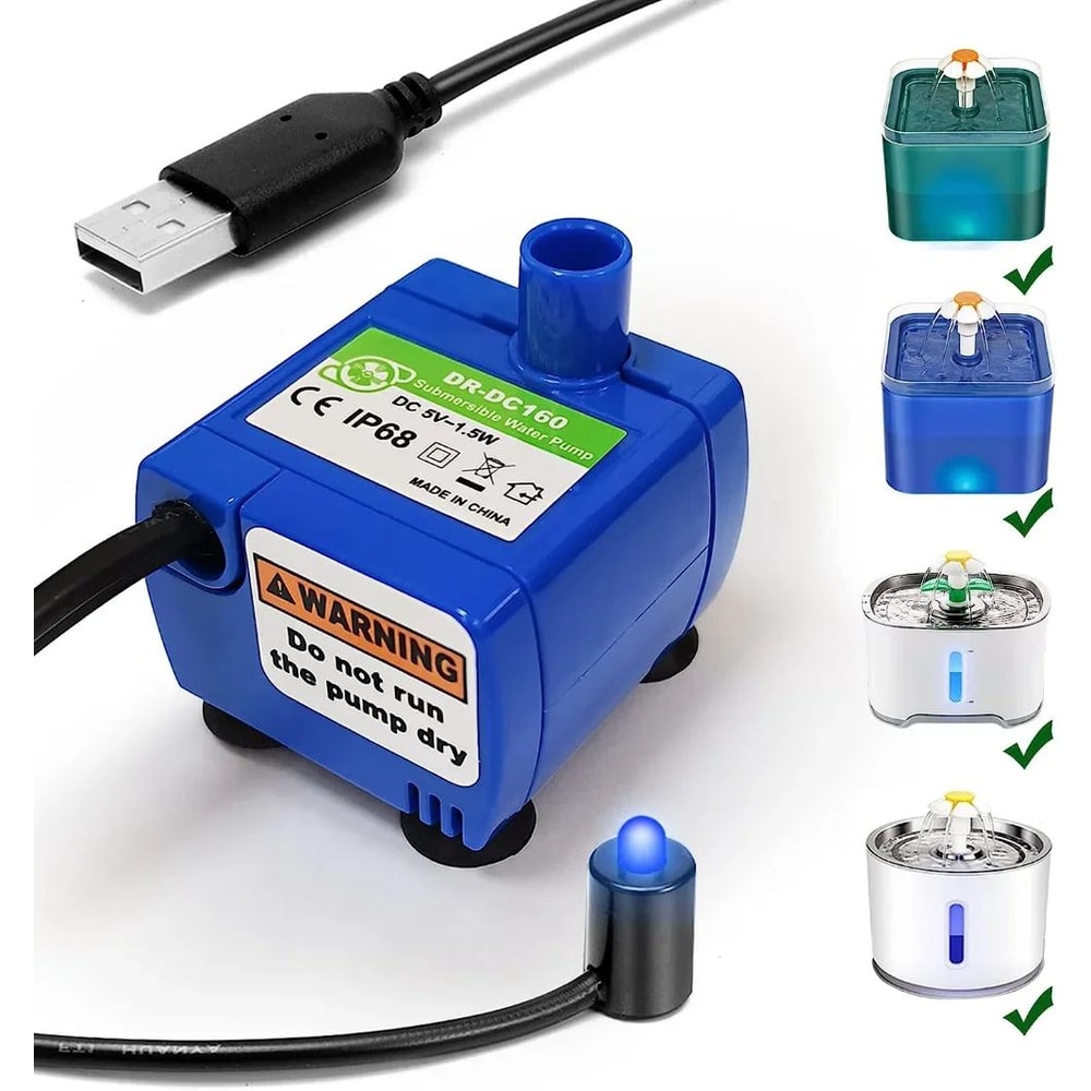 LED Water Pump For Pet Fountain 0