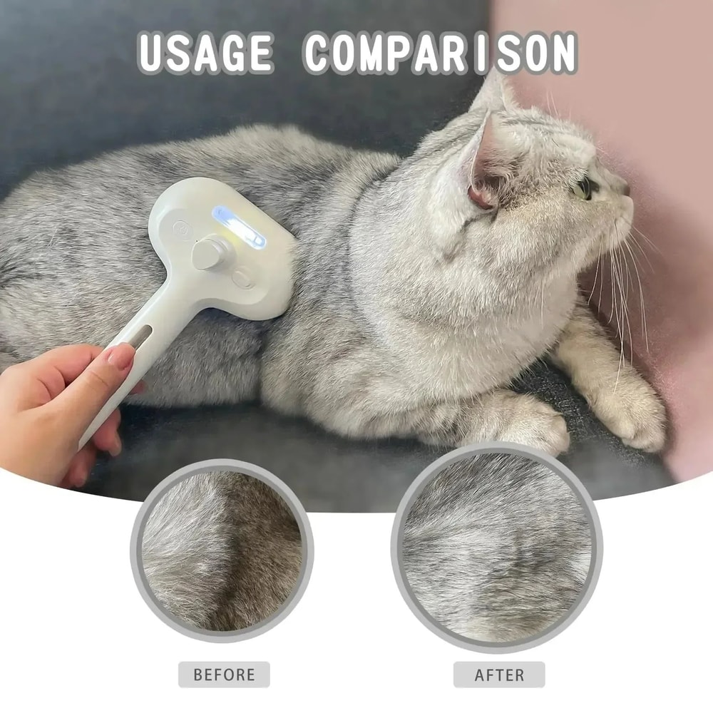 3 In 1 Pet Steam Grooming Brush 3