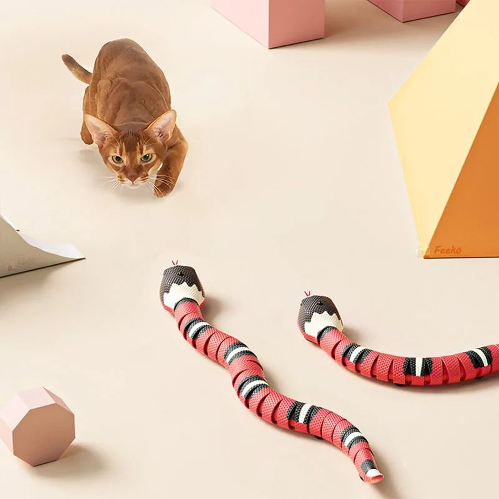 Smart Sensing Snake Cat Toy 3