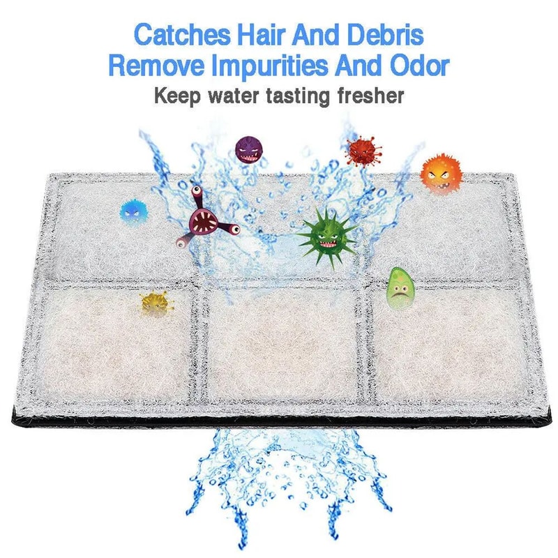 Activated Carbon Fountain Filter Set 3