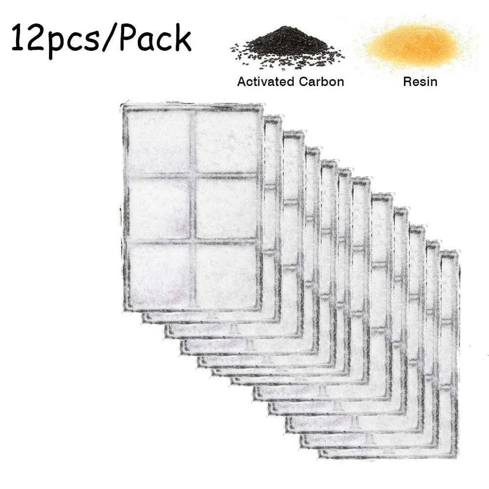 Activated Carbon Fountain Filter Set 8