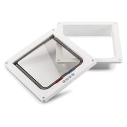 4 way locking pet flap door