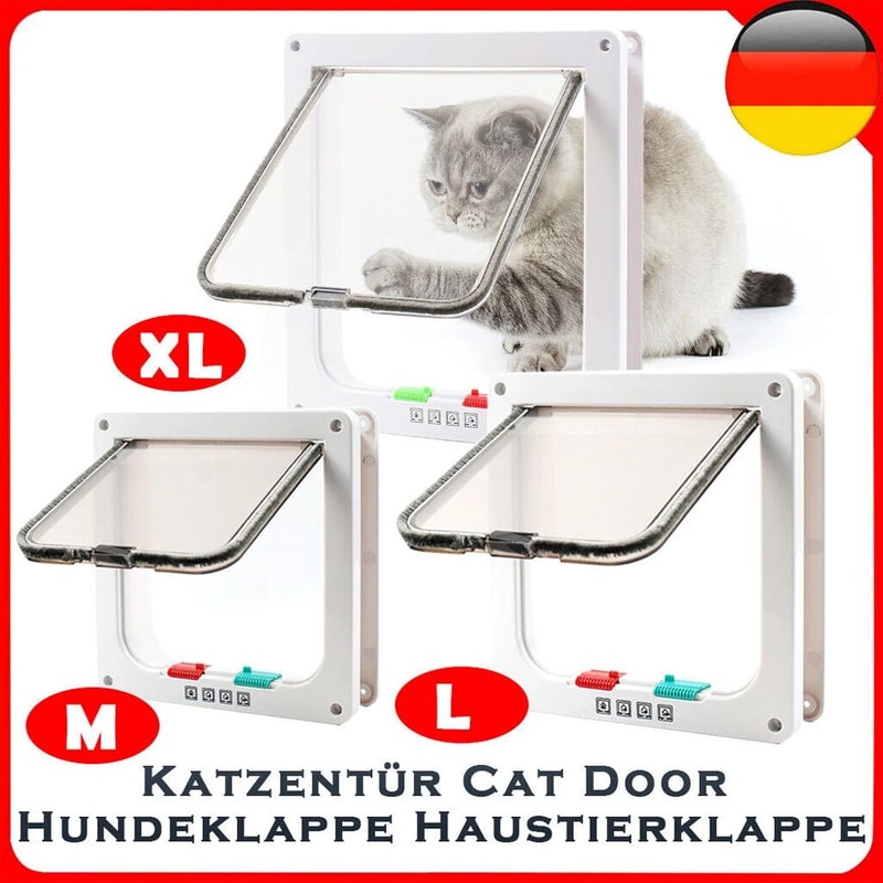 4 Way Locking Pet Flap Door 8