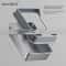 KEMORELA XL Stainless Steel Cat Litter Box With Lid 1