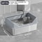 KEMORELA XL Stainless Steel Cat Litter Box With Lid 8