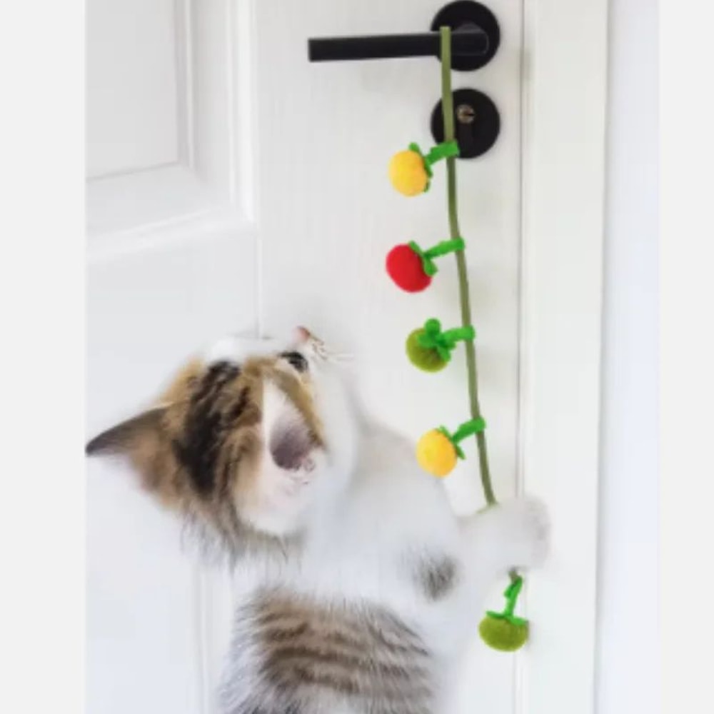 Interactive Feather Fishing Rod Cat Toy 7