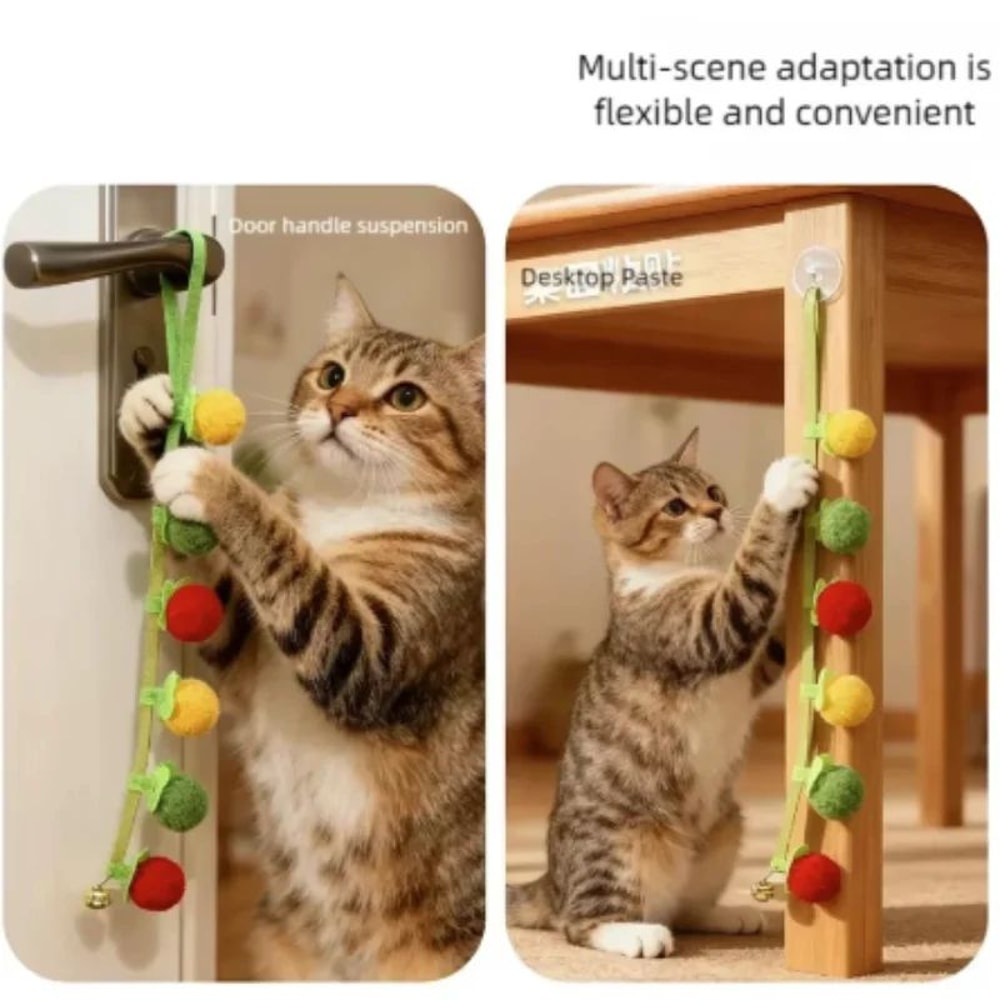 Interactive Feather Fishing Rod Cat Toy 9