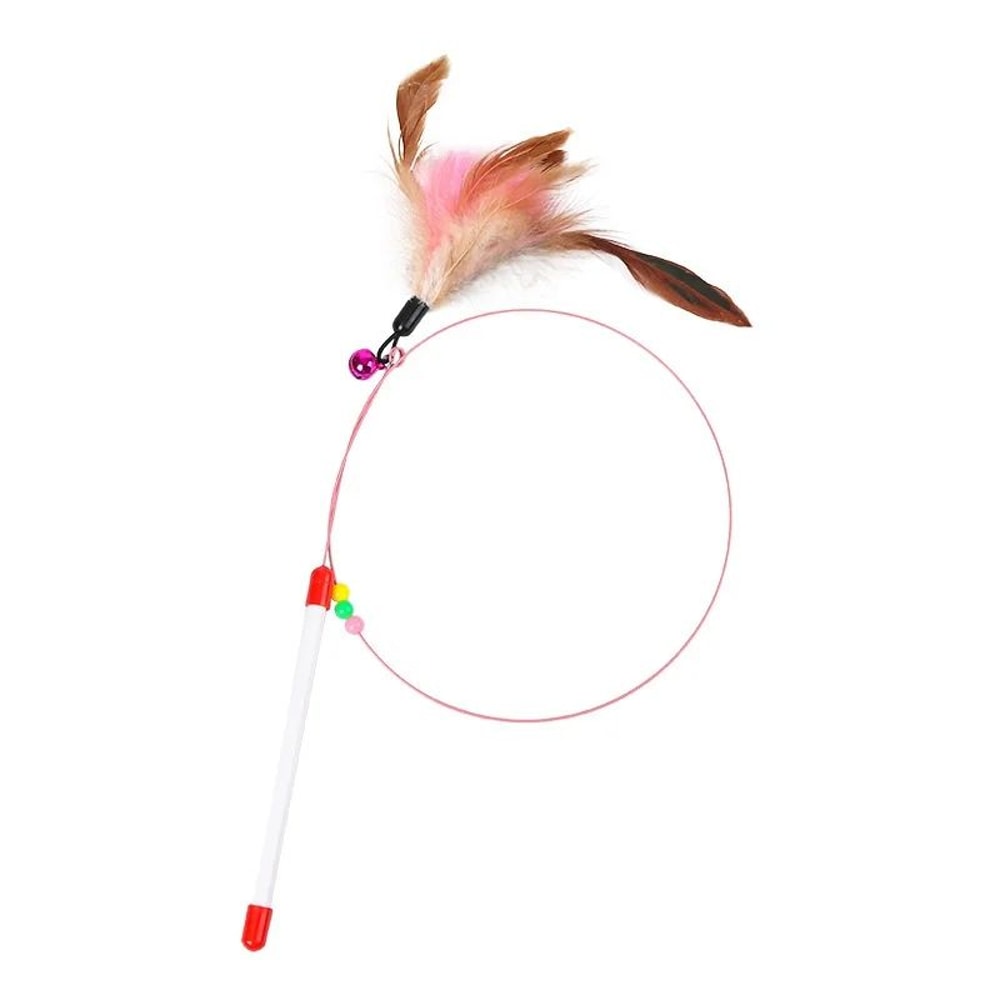 Interactive Feather Fishing Rod Cat Toy 10