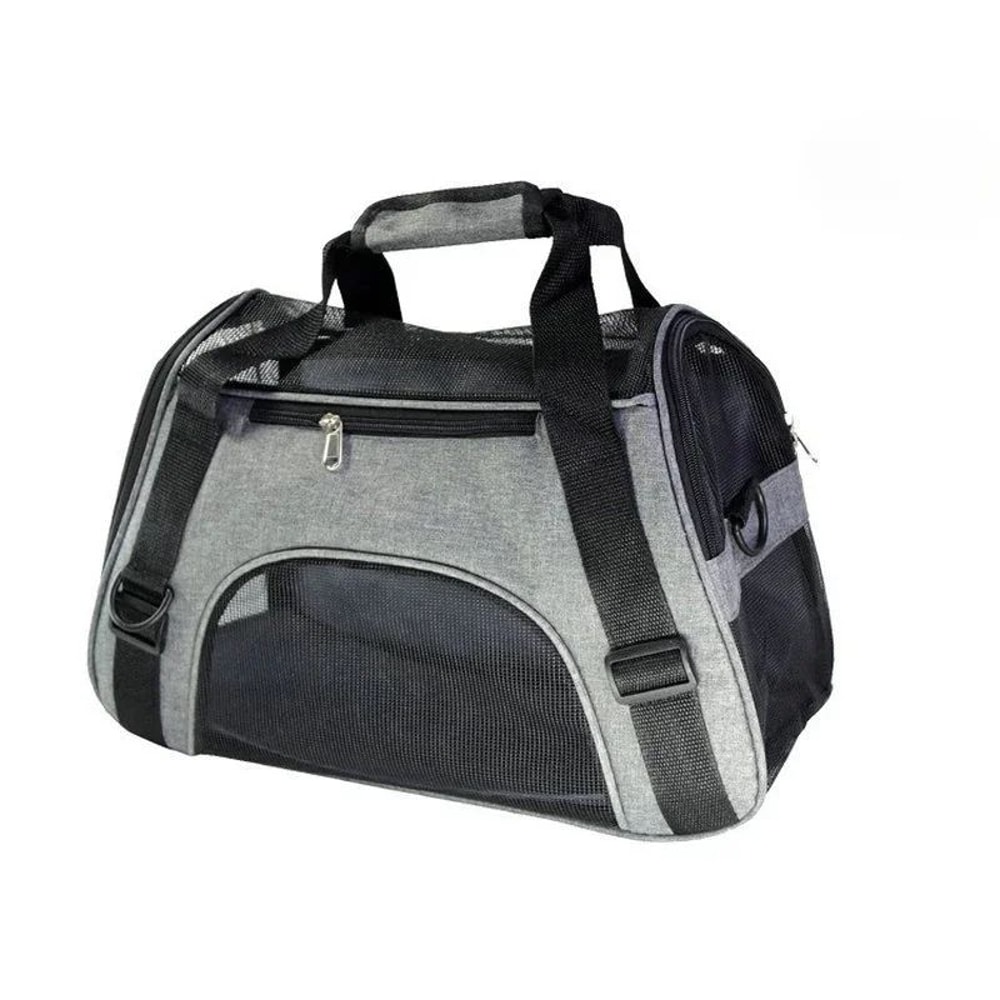 Portable And Breathable Mesh Pet Carrier Travel Bag 7
