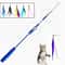 Telescopic Feather Cat Teaser Wand Toy 0