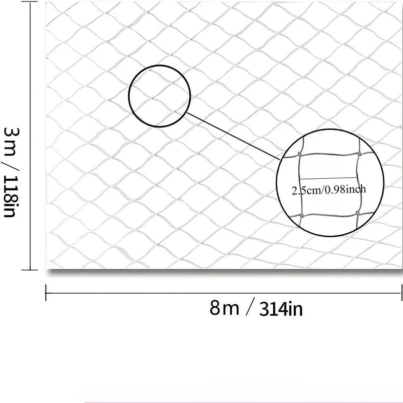 Transparent Cat Safety Net For Balcony And Stairs 7