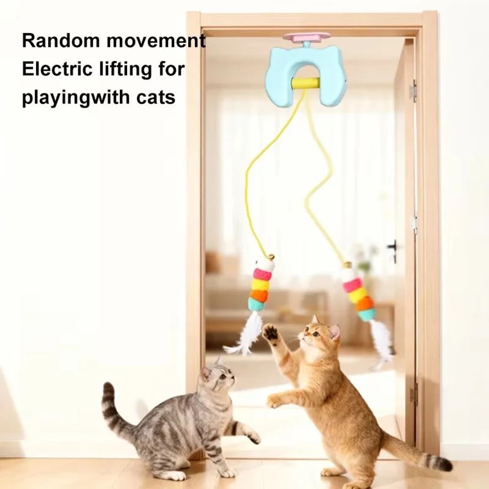 Rechargeable Flying Bird Interactive Cat Toy 5
