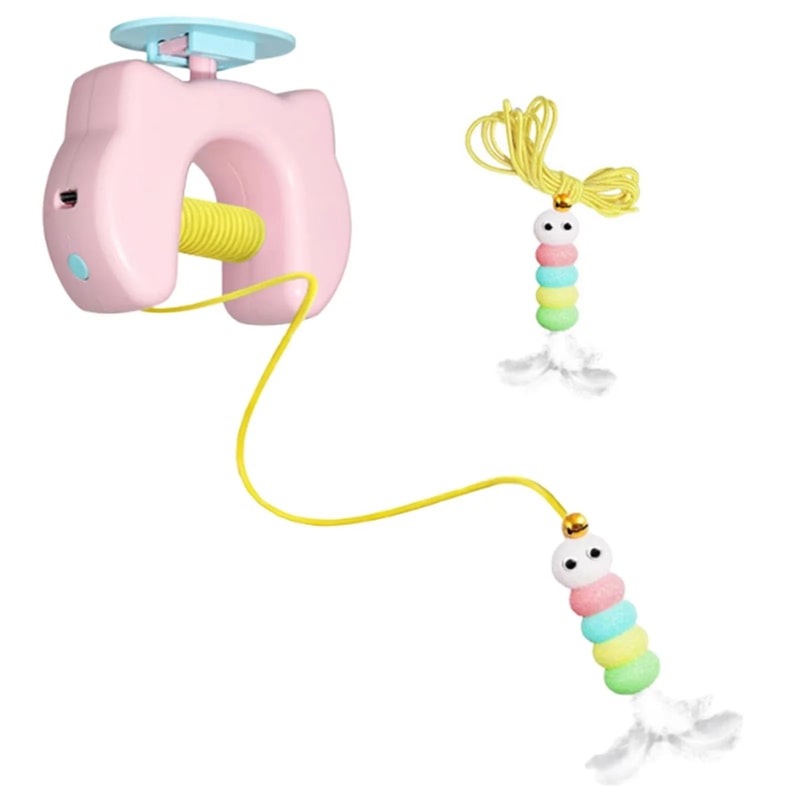 Rechargeable Flying Bird Interactive Cat Toy 7