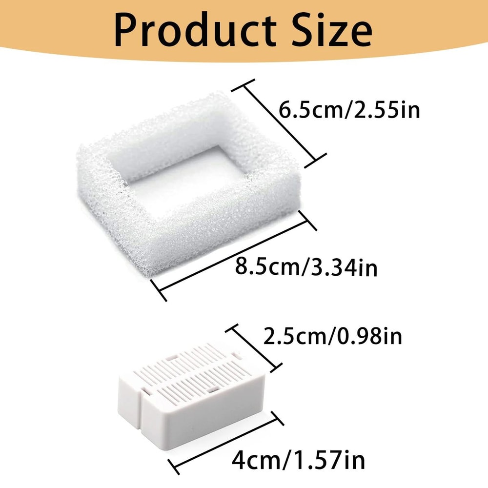 Cat Water Fountain Replacement Filter Set 3
