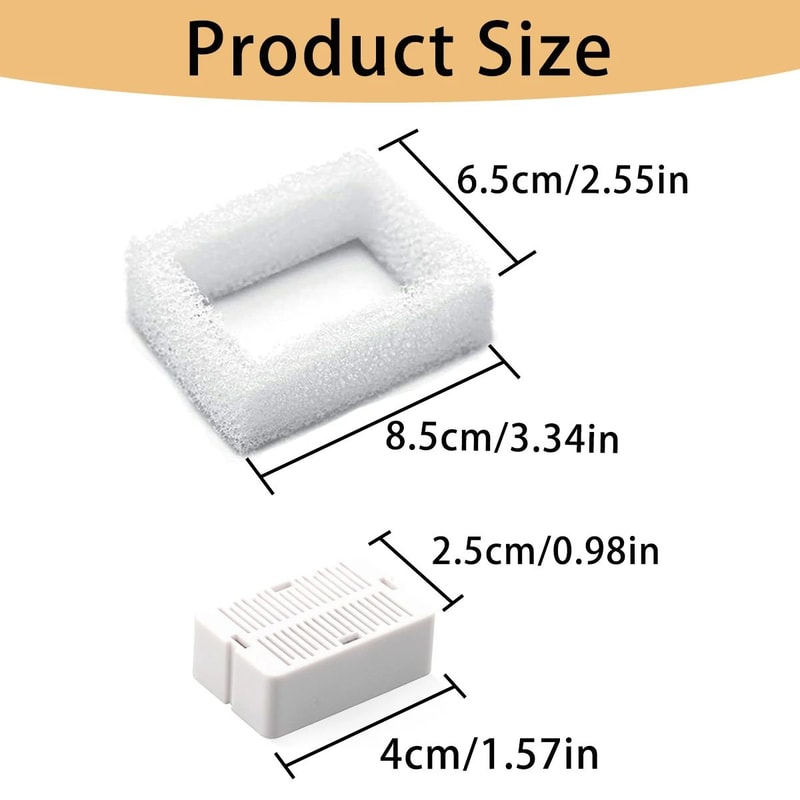 Cat Water Fountain Replacement Filter Set 3