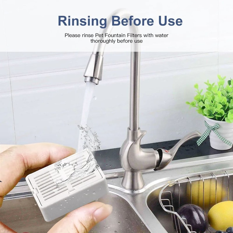 Cat Water Fountain Replacement Filter Set 4