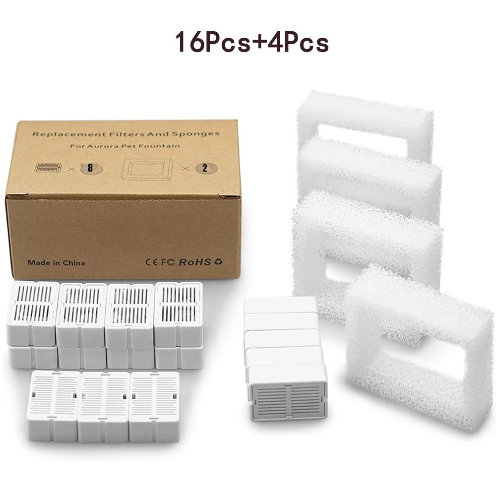 Cat Water Fountain Replacement Filter Set 8