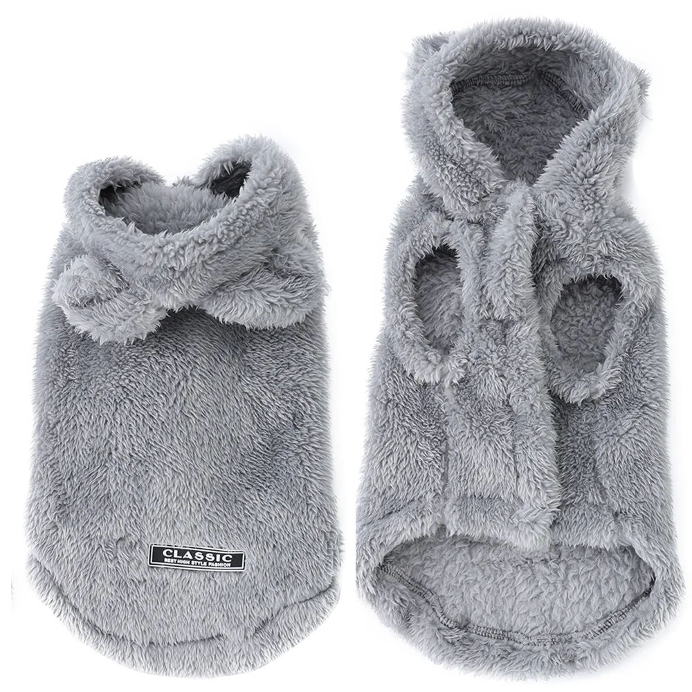 Warm Fleece Cat Hoodie Sweater For Small Pets 1