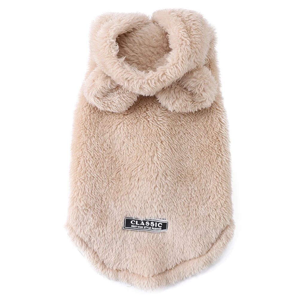 Warm Fleece Cat Hoodie Sweater For Small Pets 5